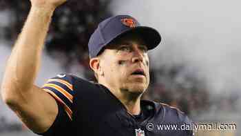 Football fans go wild for Case Keenum as veteran QB, 38, destroys the Eagles to seal huge Bears win... in his first NFL game in THREE YEARS