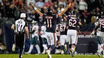 QB3 Case Keenum, Bears defense shock Eagles in MNF rout