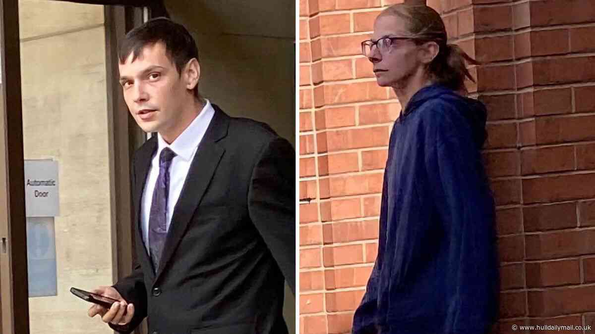 Pair stole items after 'angry mob' targeted house of suspected sex offender
