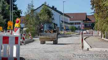 Miesbacher Straße: Jetzt kommt der Asphalt