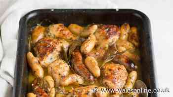 Nigella Lawson's one-pan chicken and sausage traybake recipe is ready in 1 hour