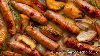 Nigella Lawson's simple one-pan chicken and sausage bake is perfect for all the family