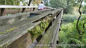 Morsche Bohlen, freie Schrauben: Okerbrücke in Braunschweig wird abgerissen