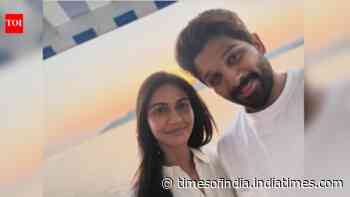 Allu Arjun wishes wife Sneha Reddy on her birthday with romantic selfie