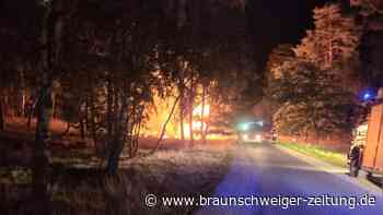Feuerwehren löschen Waldbrand bei Uhry – 60 Einsatzkräfte verhindern Ausbreitung