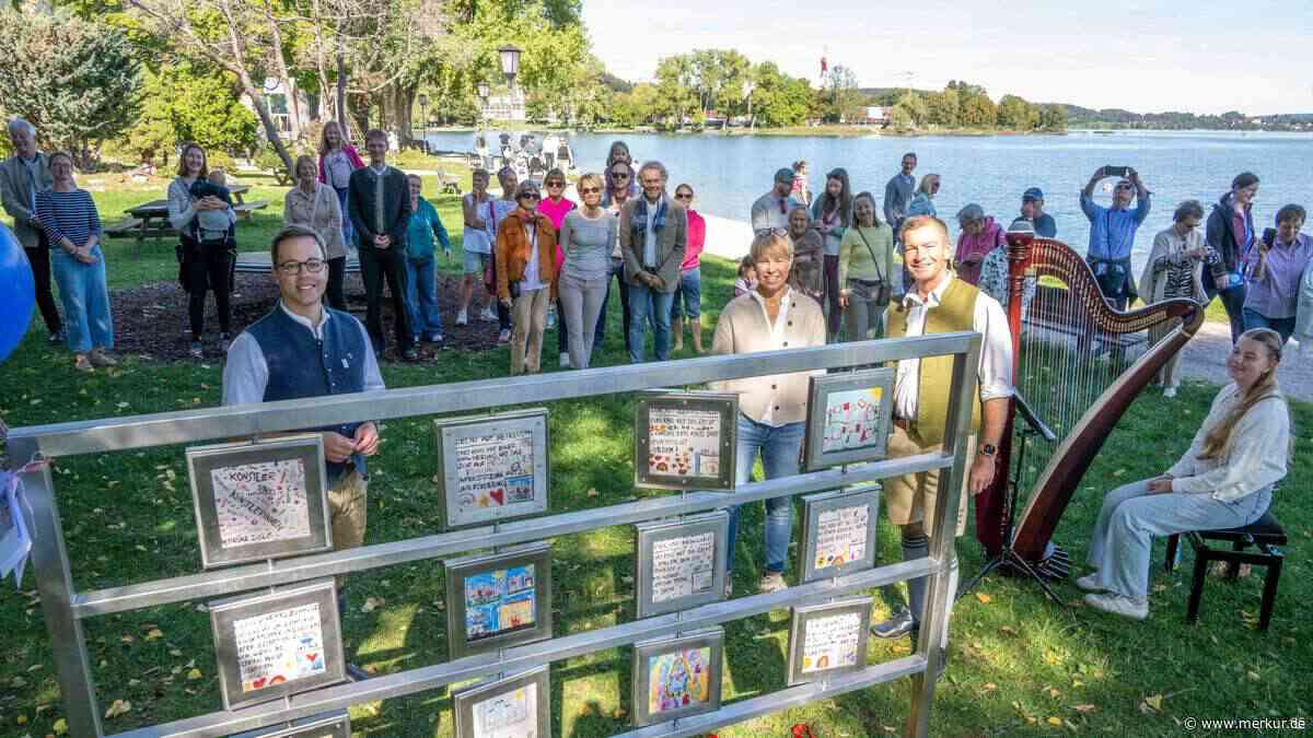 Feierstunde am Tegernsee: Erster „Platz der Kinderrechte“ im Landkreis Miesbach eingeweiht