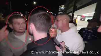'Manosphere' influencer's Manchester live stream to 230,000 followers turns into chaos as he's punched in the face