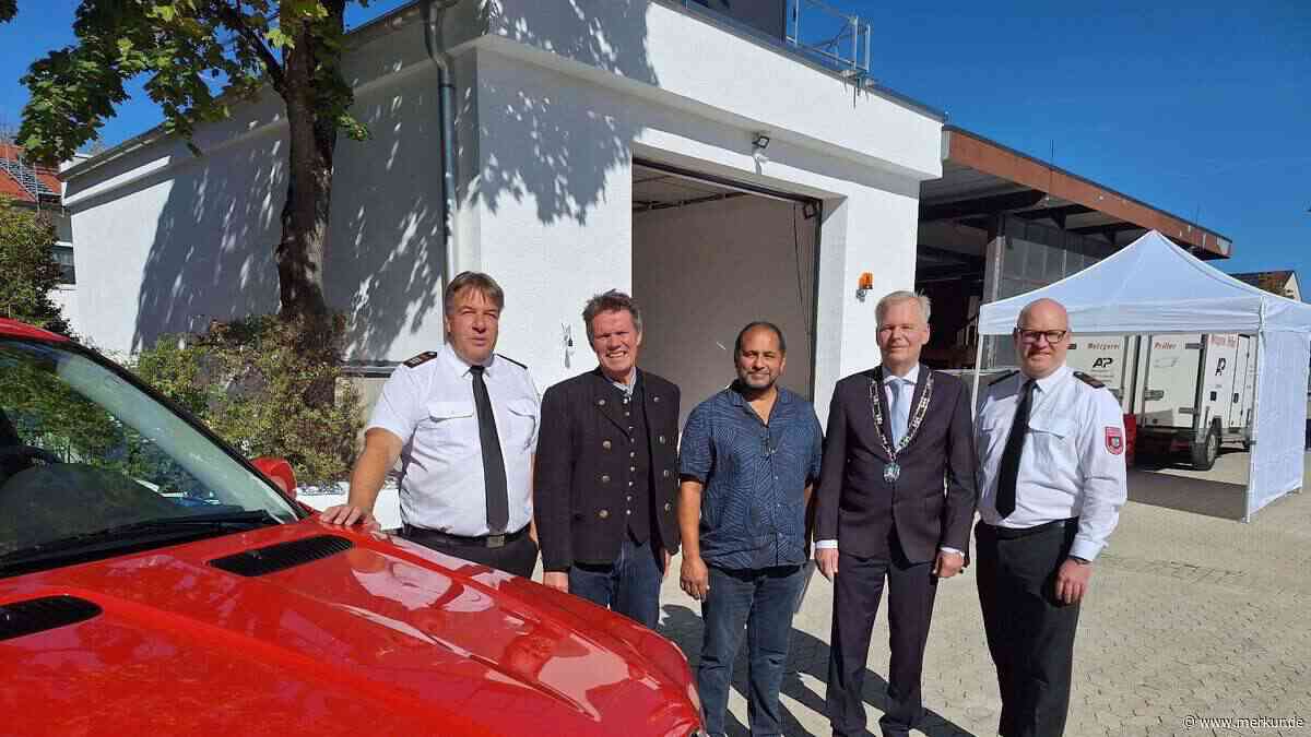 Feuerwehr Grünwald bekommt Anbau – mit Übungsfläche auf dem Dach
