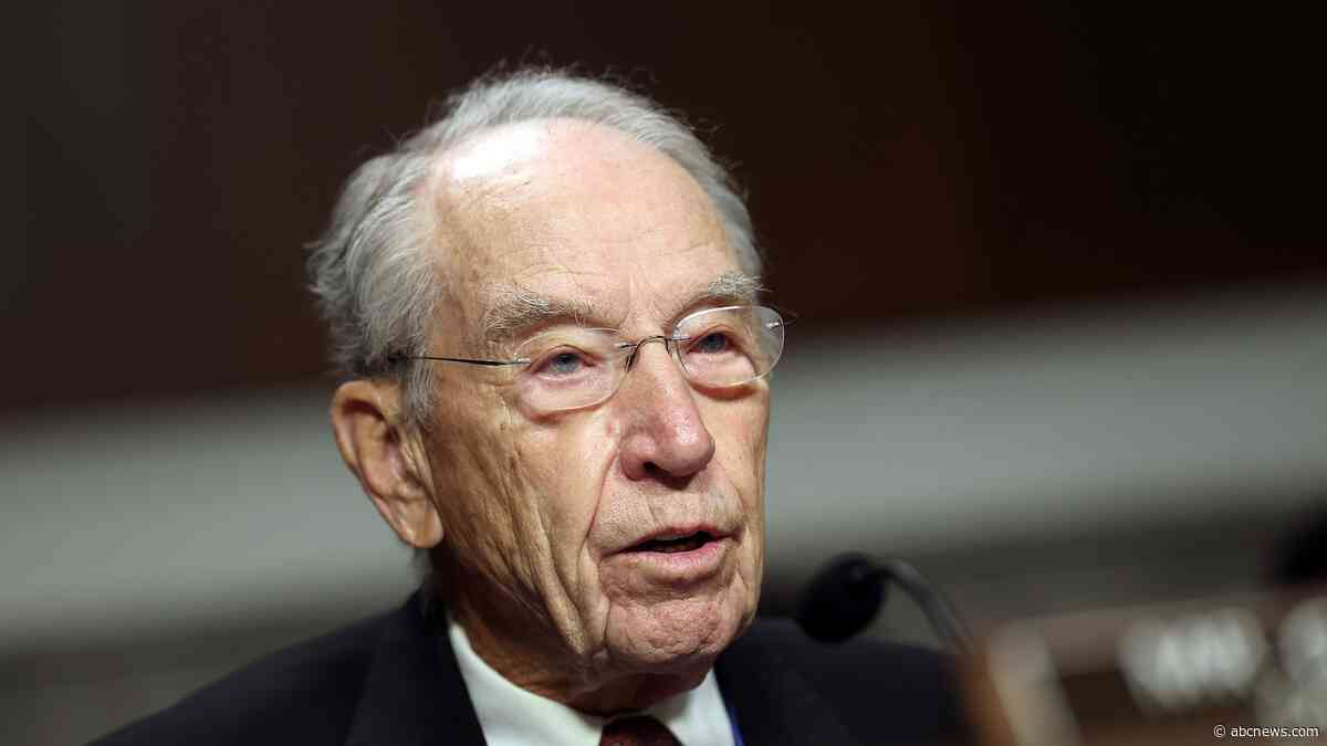 Chuck Grassley, oldest sitting senator, laments dying in office under a Democratic governor