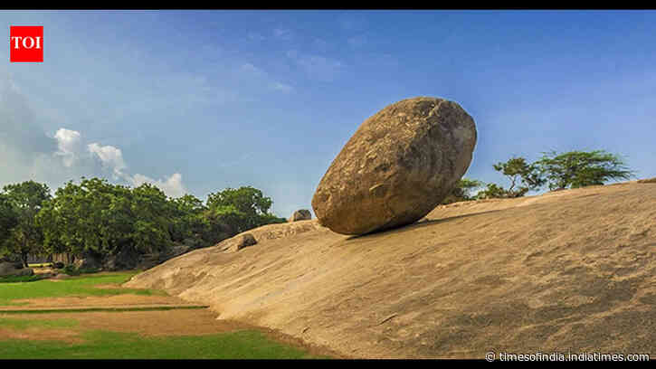 Lord Krishna's butterball, the giant butter-like rock that refuses to roll downhill and how it has stayed here for centuries