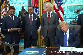 Trump Touts $15 Billion 'Largest in History' US Steel Plant Then Appears To Doze as Its Chairman Speaks