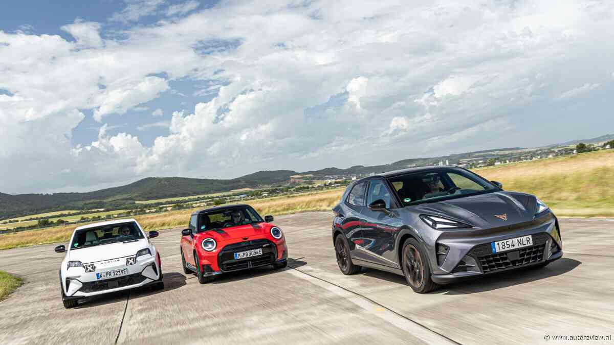 TEST elektrische hot hatches: de Alpine A290, Cupra Raval en Mini Cooper SE sprinten als een Porsche 911
