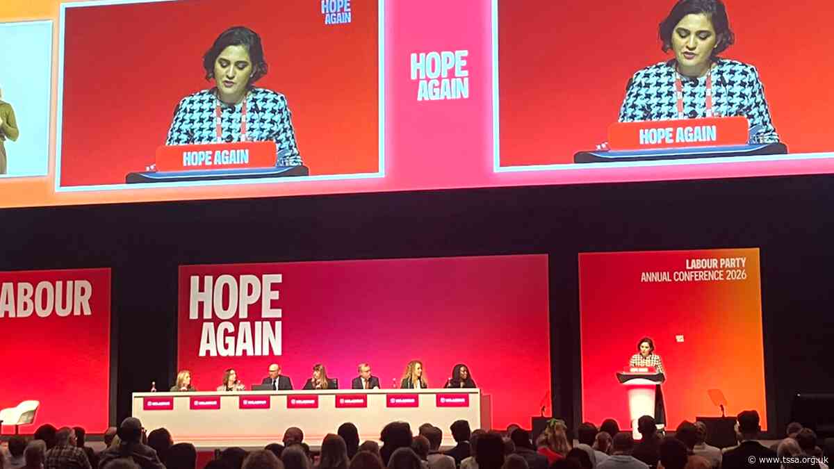 TSSA calls for rail workers' protections at Labour Conference