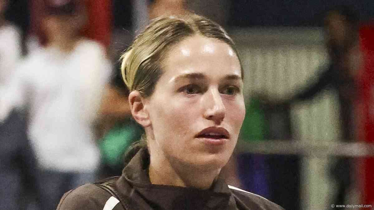 Ellidy Pullin flashes her massive engagement ring as she jets back into Australia with daughter Minnie - and gets a loved-up welcome from fiancé Brock Wadsworth