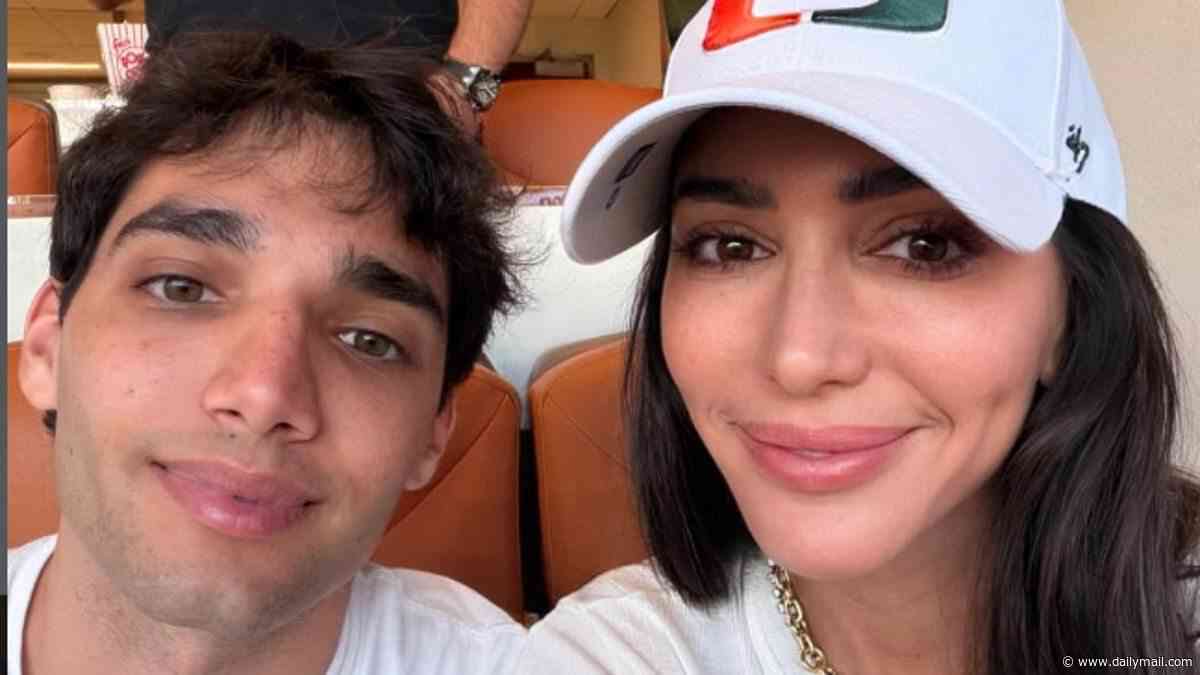 Lauren Silverman says she's 'really proud' of how she's rebuilt her relationship with ex-husband Andrew 13 years on from her affair with Simon Cowell as they spend 'parents weekend' together at son's college