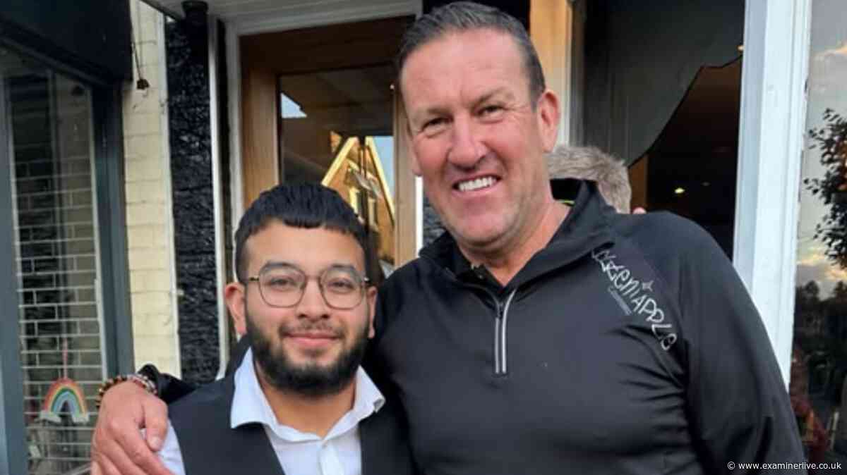Former Premier League star surprises customers at popular Sheffield restaurant