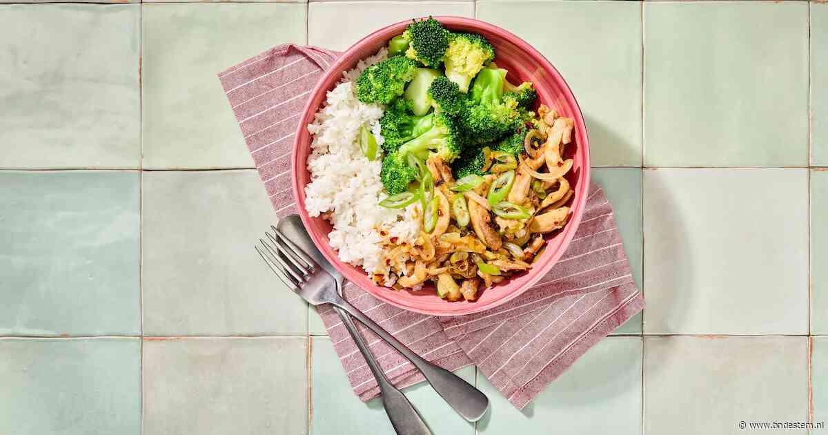 Wat Eten We Vandaag: Sweet chili kip met kokosrijst en broccoli