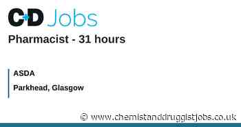 ASDA: Pharmacist - 31 hours