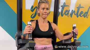 Suzanne Shaw, 45, displays her six-pack abs as she shares her workout regime after 14lbs weight-loss in 12 weeks