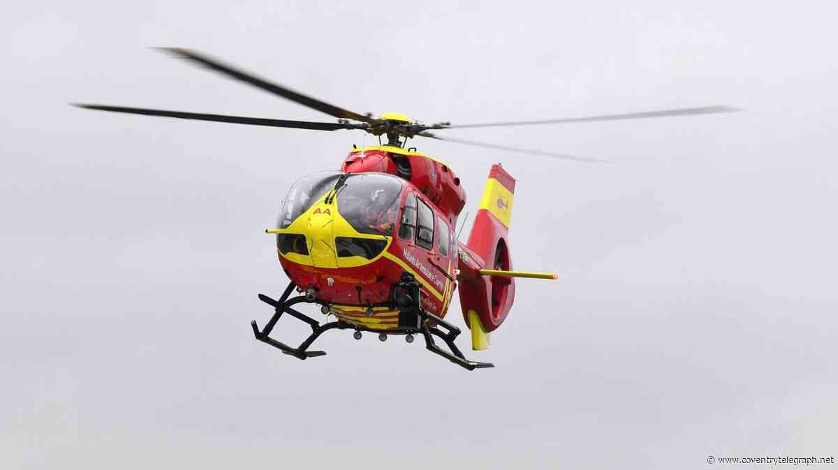 Teen e-scooter rider seriously hurt in car crash which closed Warwickshire road