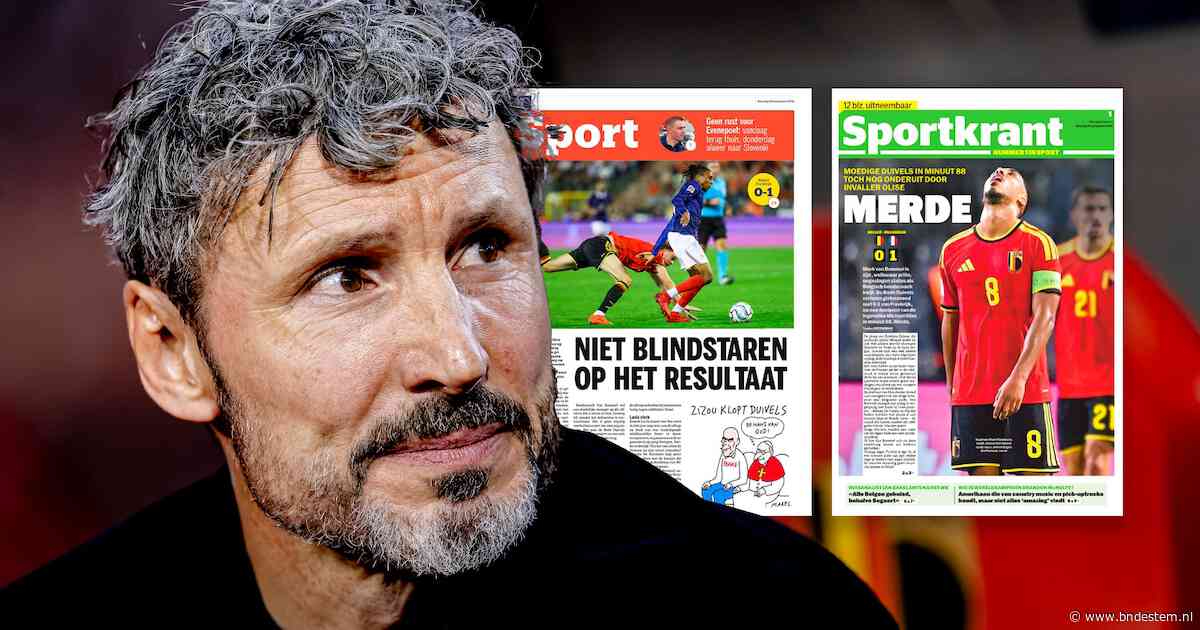 ‘Van knap punt naar kater’: Belgische media zien onder Mark van Bommel vooral een ploeg die durft