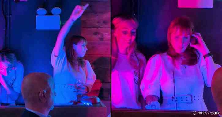 Angela Rayner blasts 90s trance hits from DJ decks at Labour conference