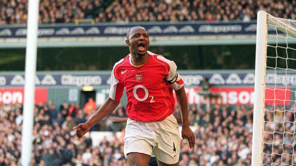 Vieira reveals Man Utd talks during Arsenal stint