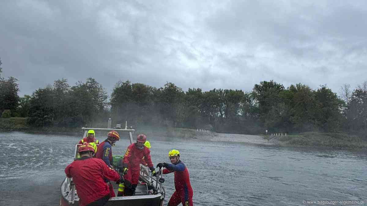 Rettungsübung per Helikopter der DLRG Mönchsdeggingen