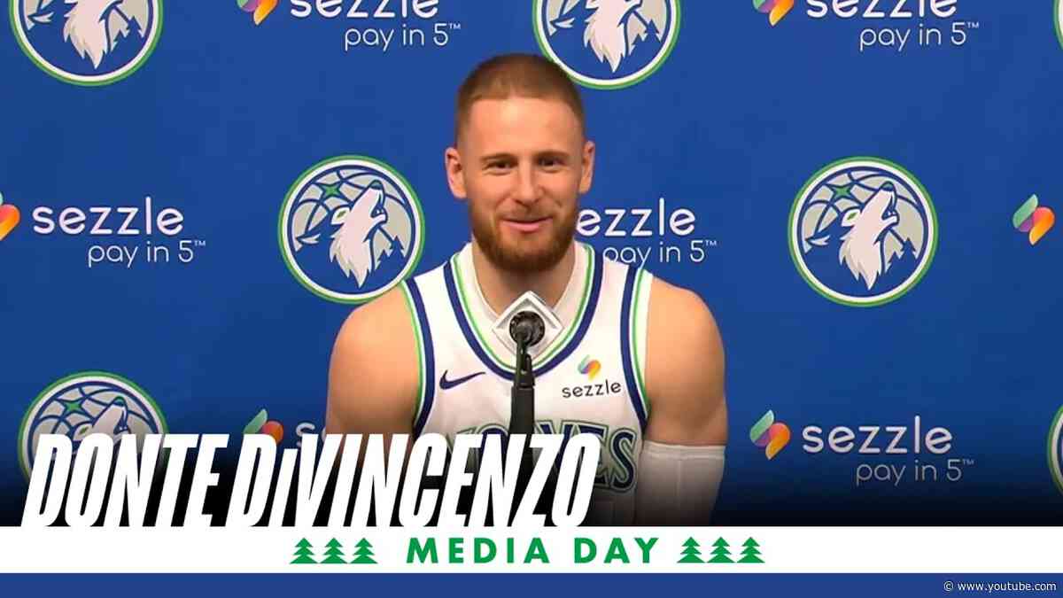 Donte DiVincenzo Timberwolves Media Day 2026
