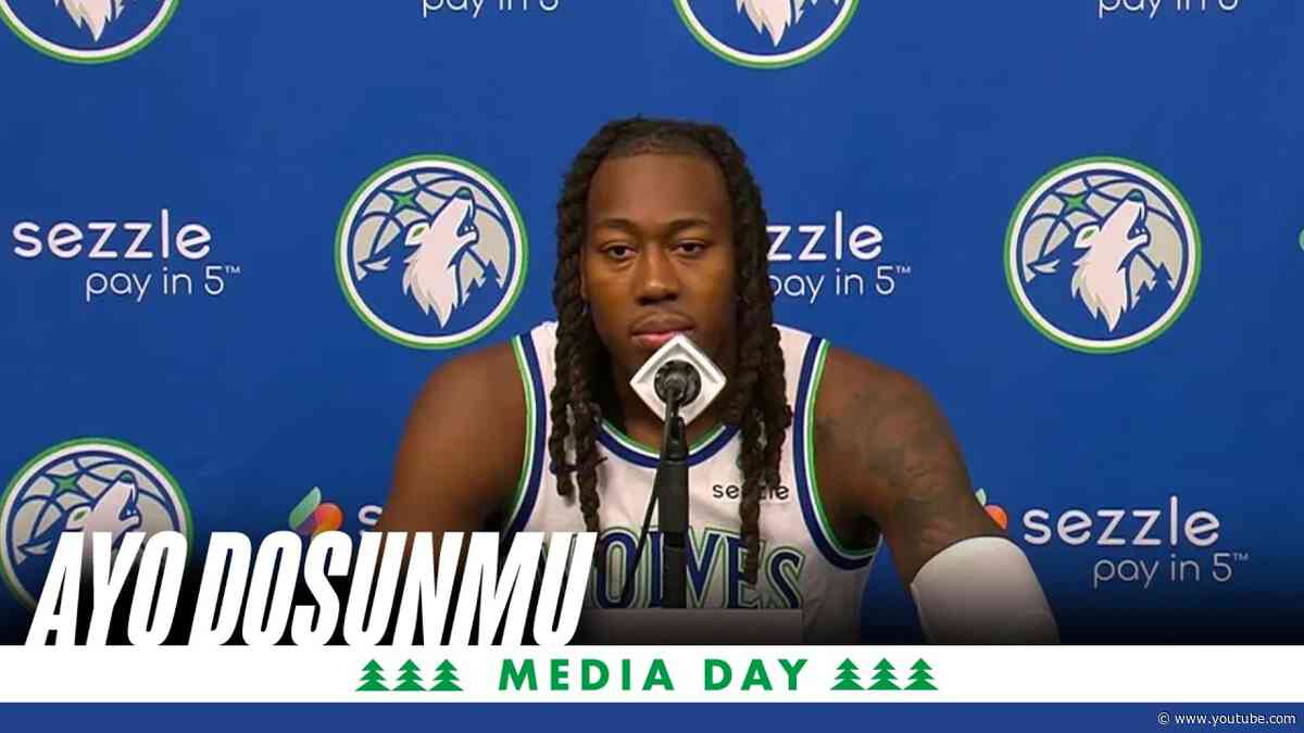 Ayo Dosunmu Timberwolves Media Day 2026