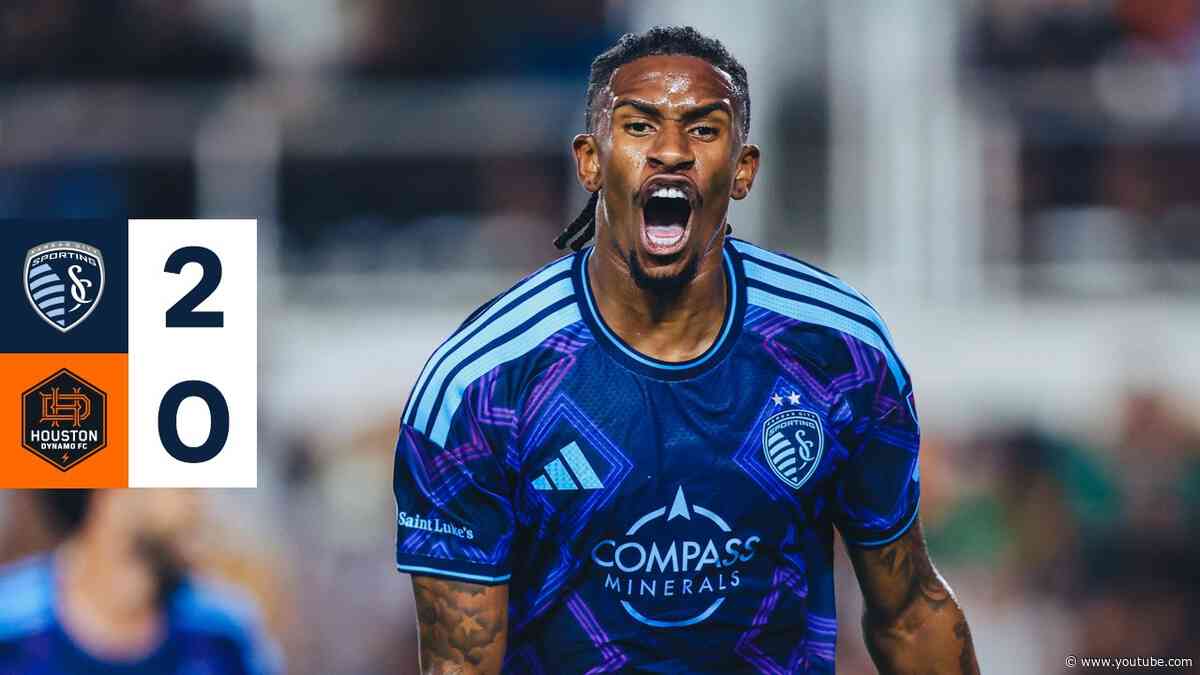 HIGHLIGHTS | Sporting KC 2-0 Houston | André Luiz, Calvin Harris & Stefan Cleveland Show Out