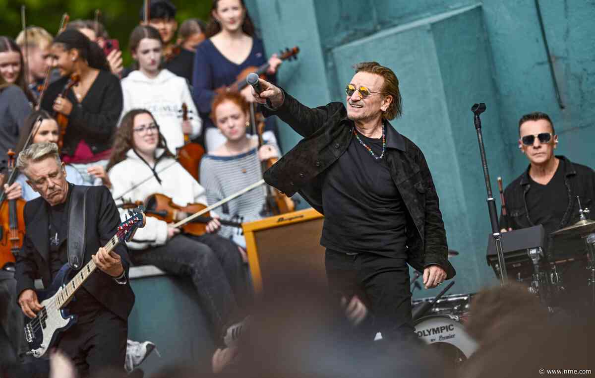 U2 in rehearsals for new stadium tour, with Larry Mullen Jr. back after undergoing surgery