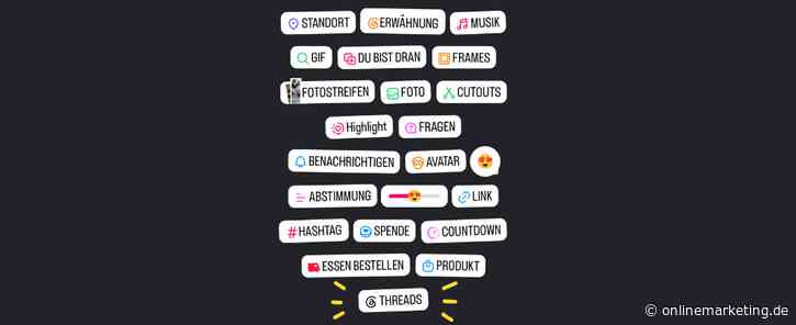 Neu bei Instagram: Threads Posts landen per Sticker in Stories