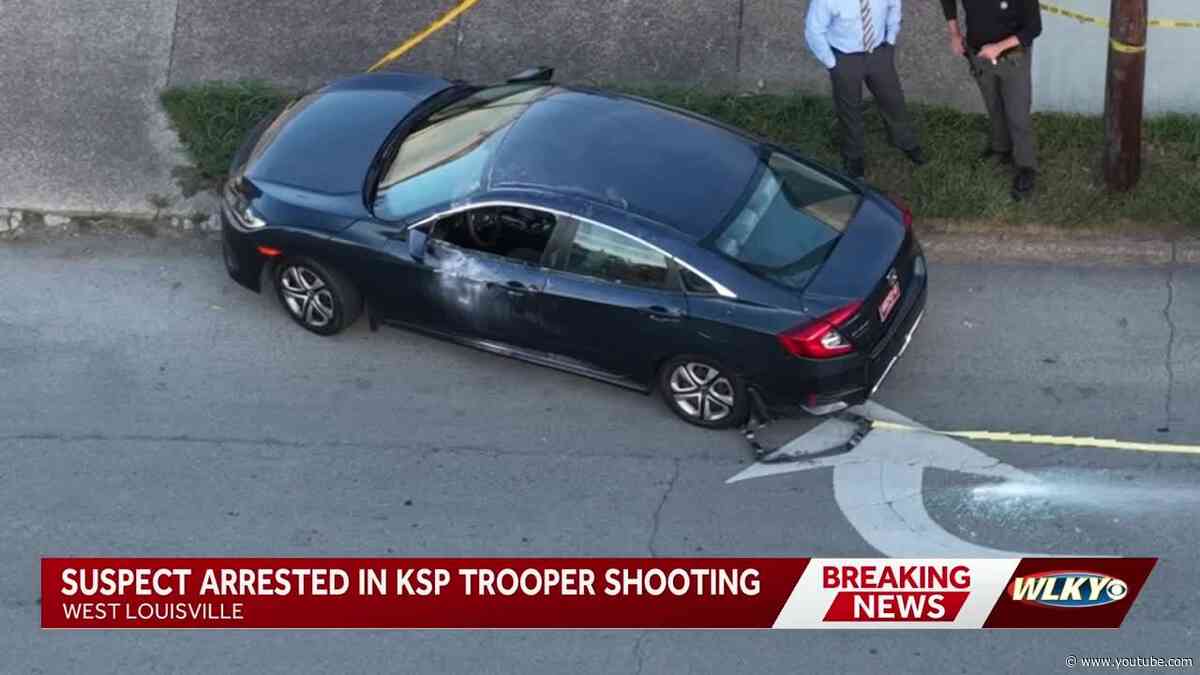 Witness describes 'chaotic' scene of KSP trooper shooting suspect arrested in Louisville