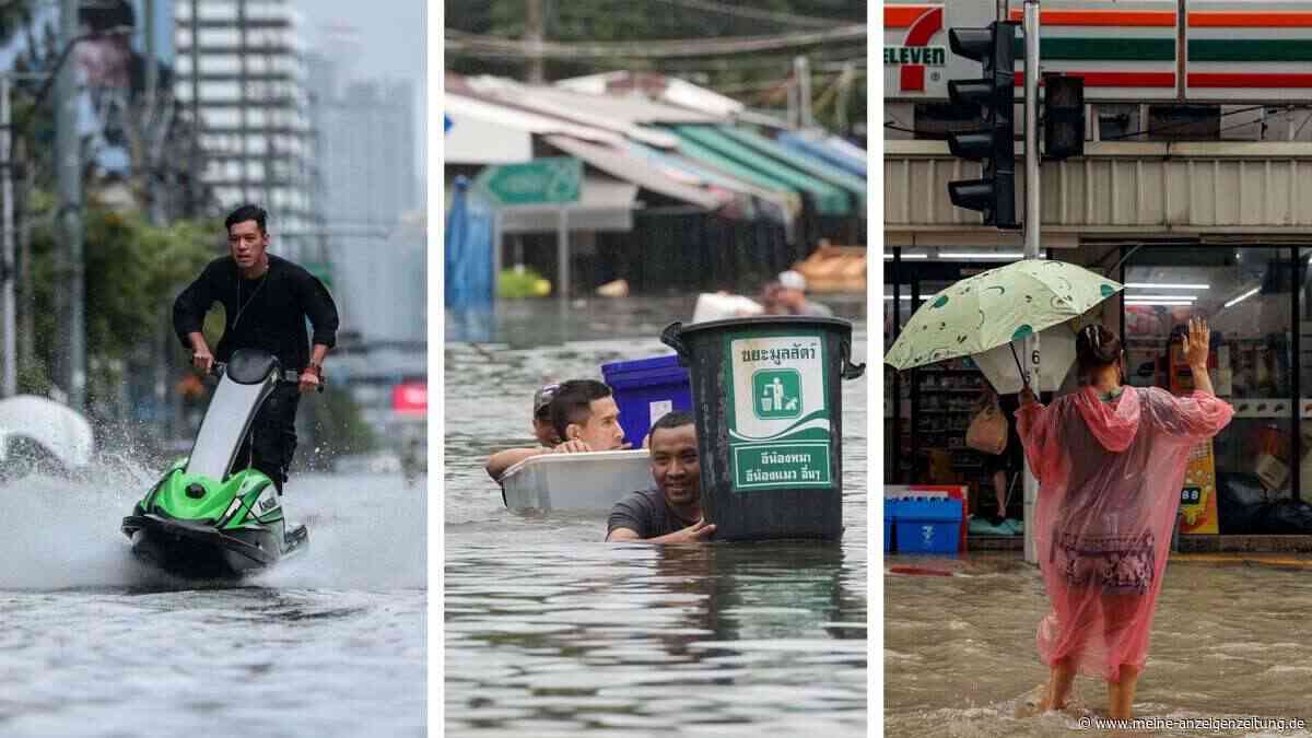 Bangkok unter Wasser: Die verheerenden Fluten in Thailand in Bildern