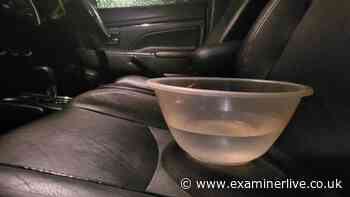 Diesel drivers told to place bowl of water on front passenger seat