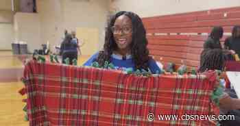 Spelman senior wraps people experiencing homelessness in hope