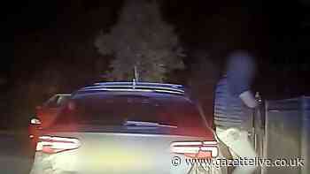 Watch as motorist leads police on 130mph chase down A1(M) into North Yorkshire village
