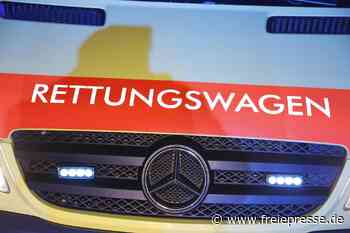 Schwerer Verkehrsunfall in Freiberg: Rettungshubschrauber im Einsatz