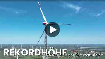 Weltrekord in der Lausitz: Das weltweit höchste Windrad wächst in Schipkau