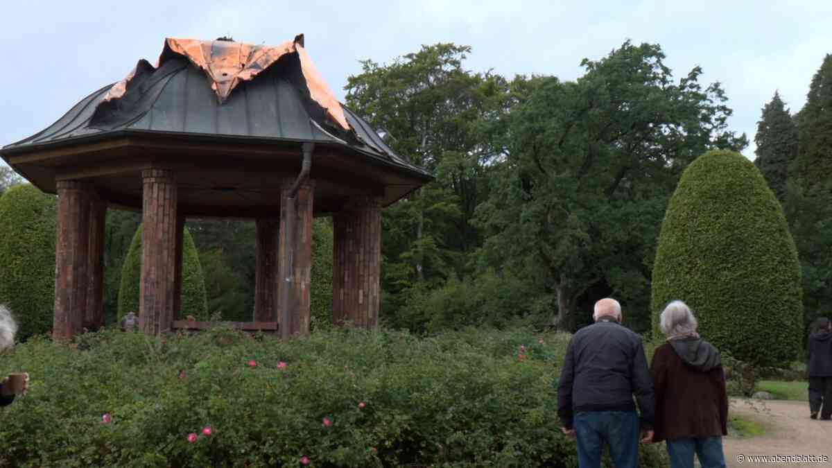 Unbekannte zerstörten Kupferdach: So geht’s für den Pavillon im Volkspark weiter