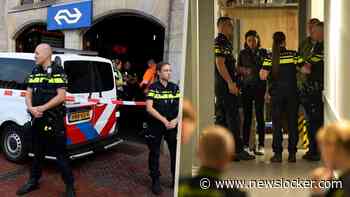 Beelden: treinstations Rotterdam en Haarlem ontruimd na achtergelaten bagage