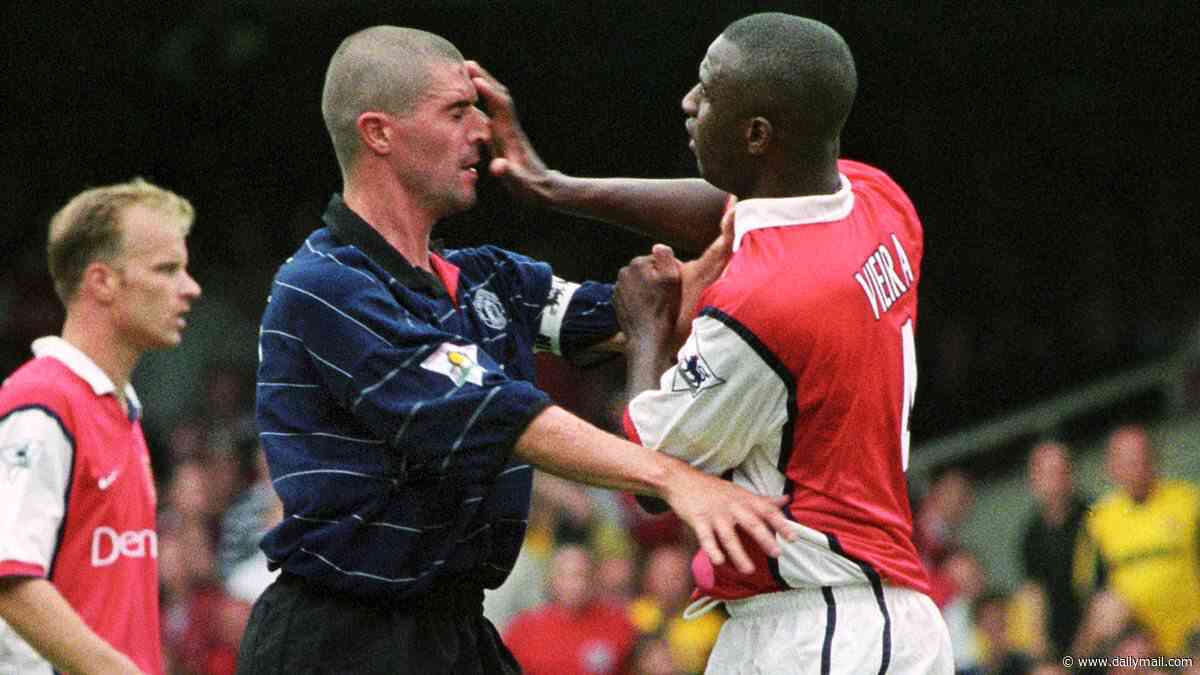 Arsenal legend Patrick Vieira reveals he held secret talks with Sir Alex Ferguson over stunning move to Man United - with Old Trafford boss pitching midfield vision with arch rival Roy Keane