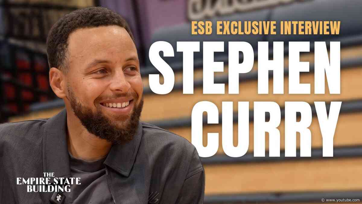 Stephen Curry Looks Back on His Career at the Empire State Building
