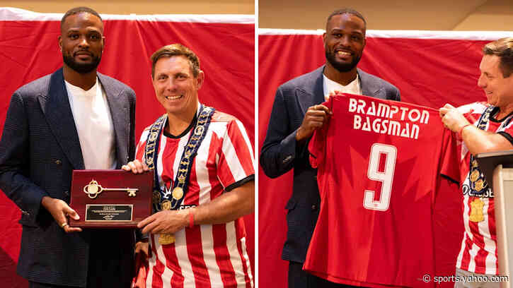 Larin presented with key to home city of Brampton