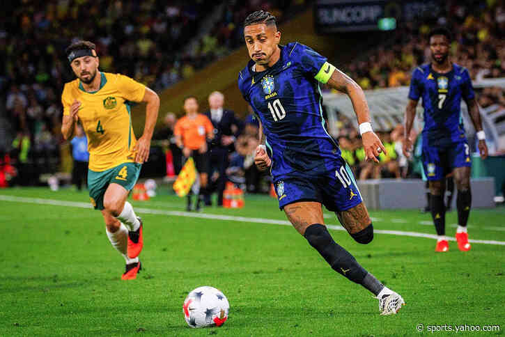Raphinha scores penalty, but thigh issue ends his night vs Australia