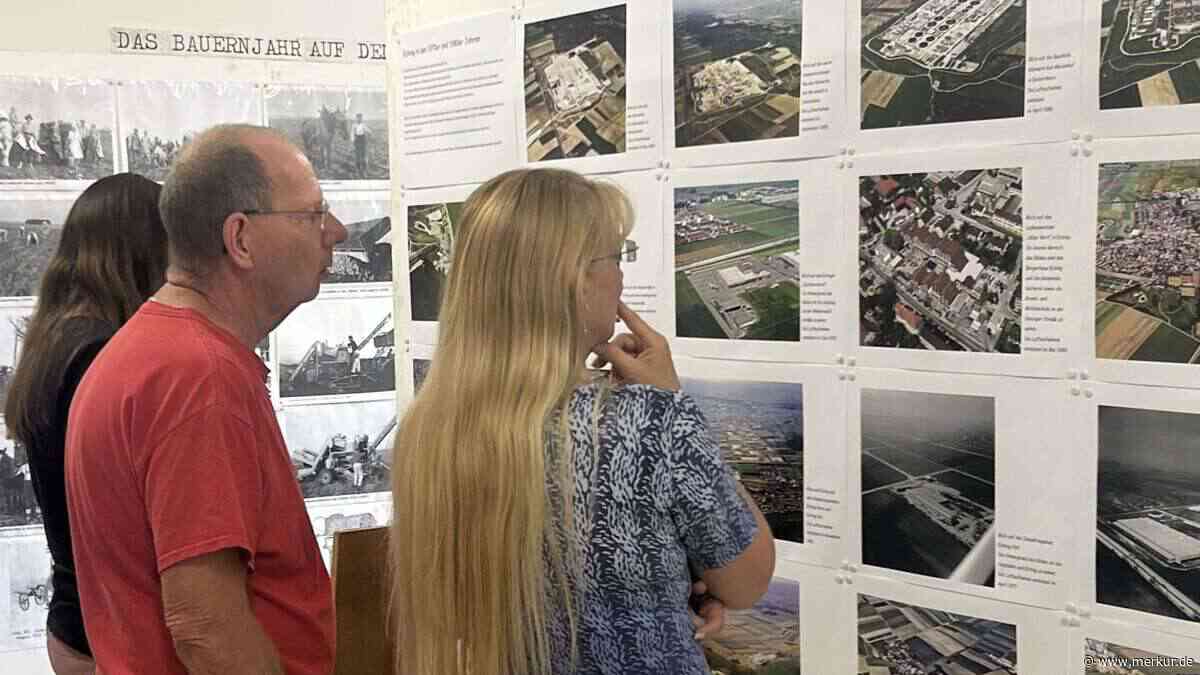 Als Schafe auf dem Bürgerplatz weideten: Sonderausstellung beleuchtet Eching in den 70er- und 80er-Jahren