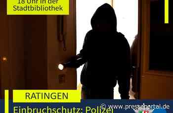 POL-ME: Kriminalprävention vor Ort: Bürgerabend zum Thema Einbruchschutz - 2609106