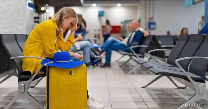 A ‘diabolical’ advert at a US airport is every anxious flyer’s worst nightmare
