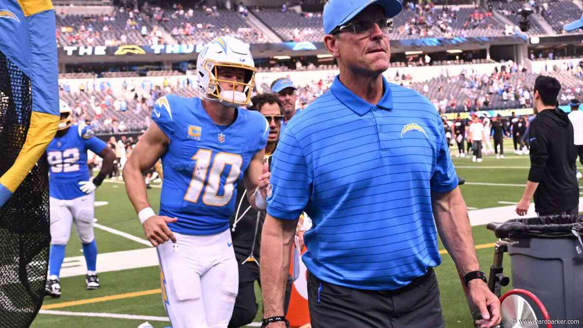 ‘Be better’ – LA Chargers coach Jim Harbaugh finally snaps at Justin Herbert’s poor form